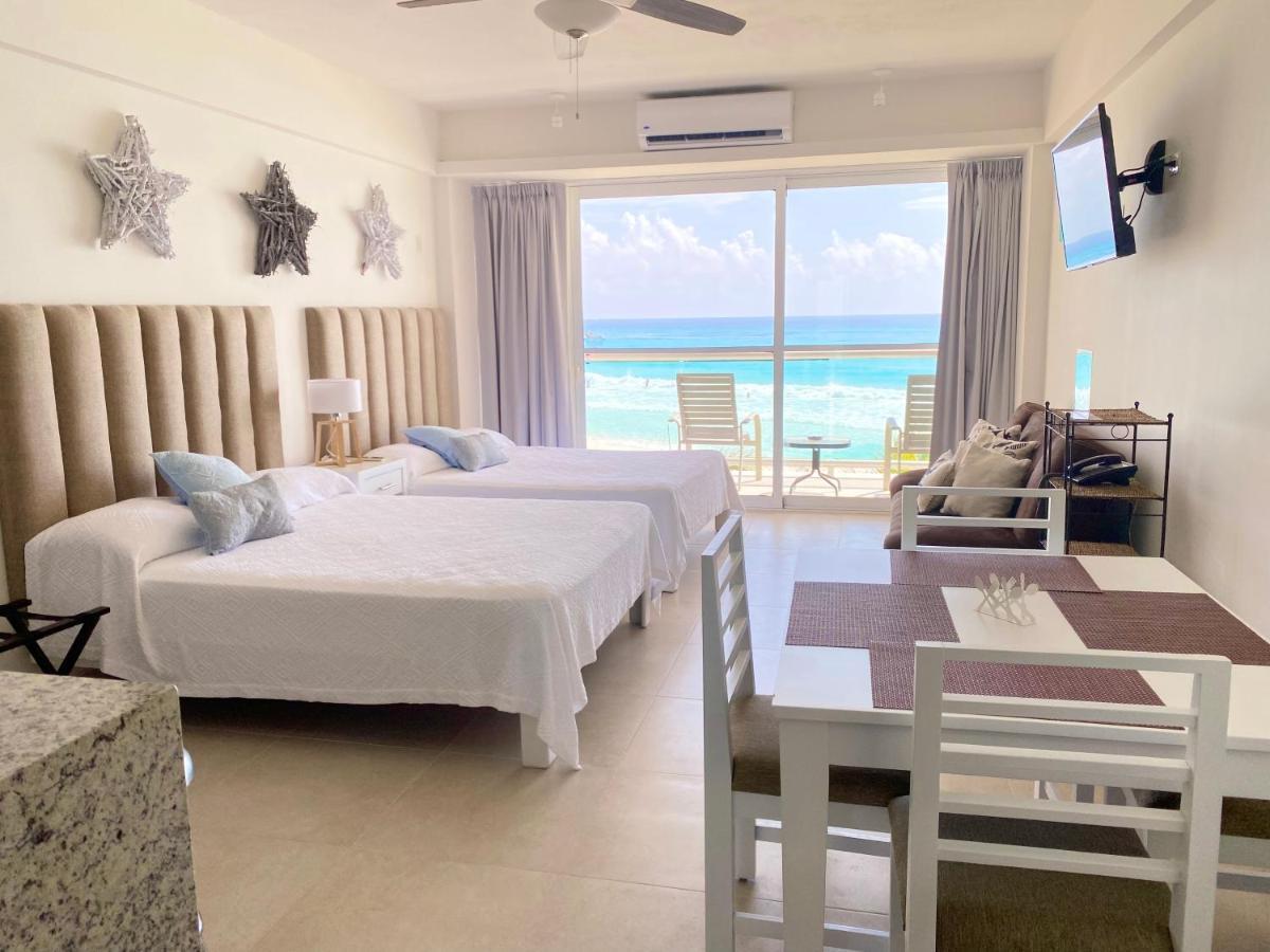 Salvia - Beachfront Studio Cancún Exterior foto