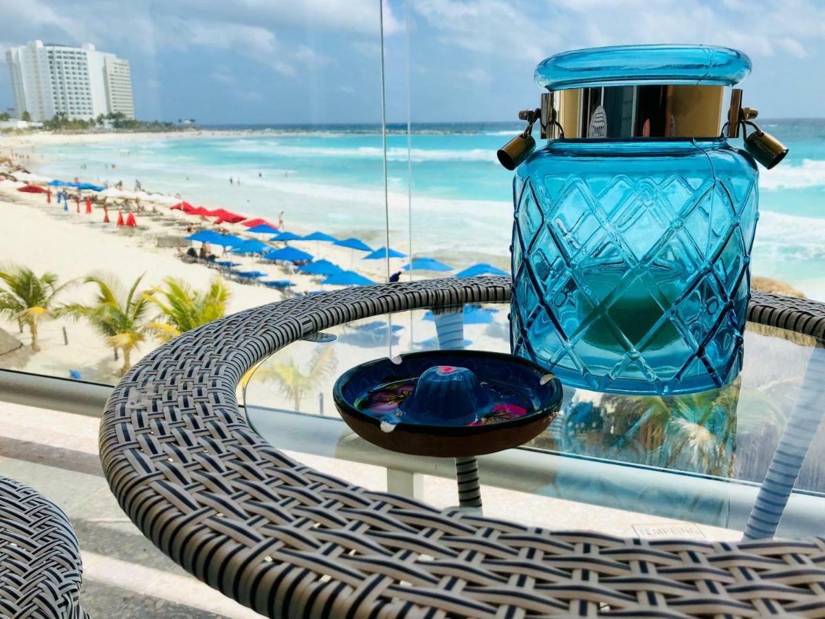 Salvia - Beachfront Studio Cancún Exterior foto